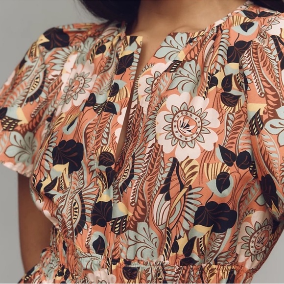 NWT Anthropologie The Somerset Maxi Dress Size 2X - Picture 3 of 7